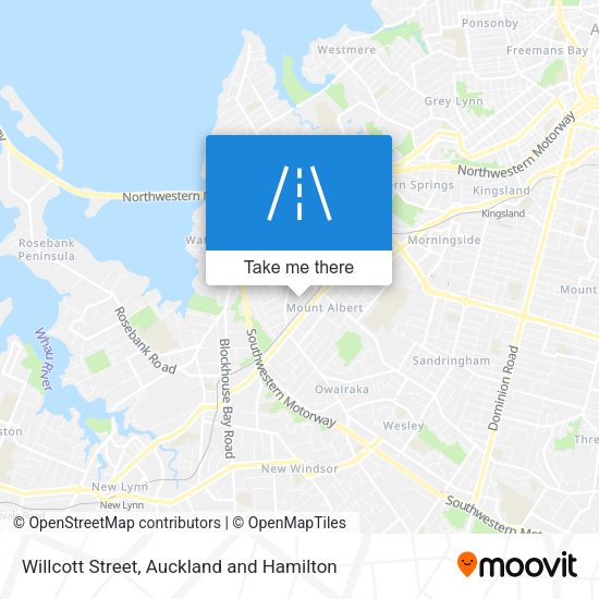 Willcott Street map
