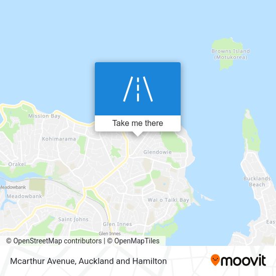 Mcarthur Avenue map