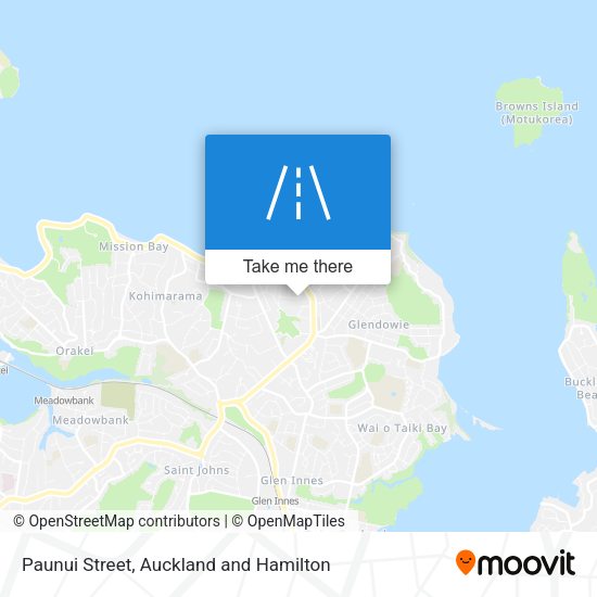Paunui Street map