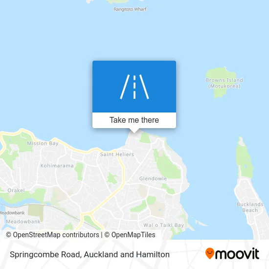 Springcombe Road map