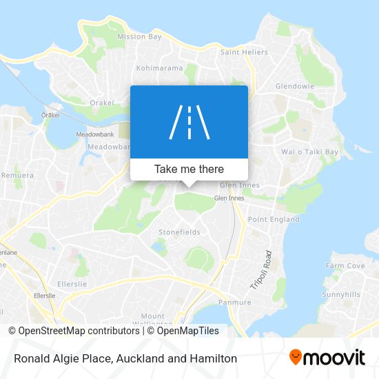 Ronald Algie Place map