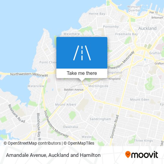 Amandale Avenue map