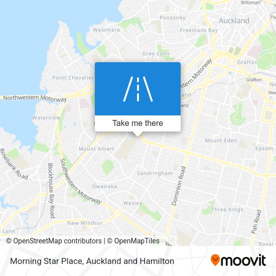 Morning Star Place map