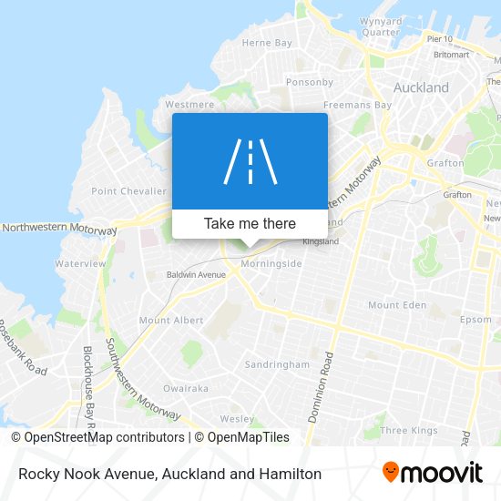 Rocky Nook Avenue map