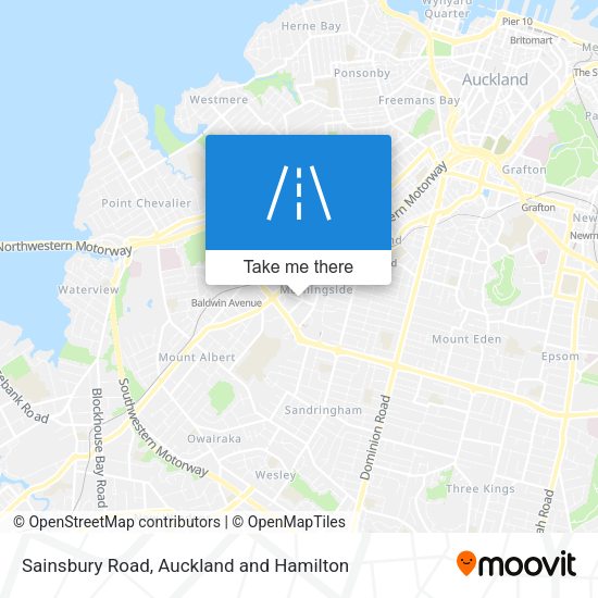 Sainsbury Road map