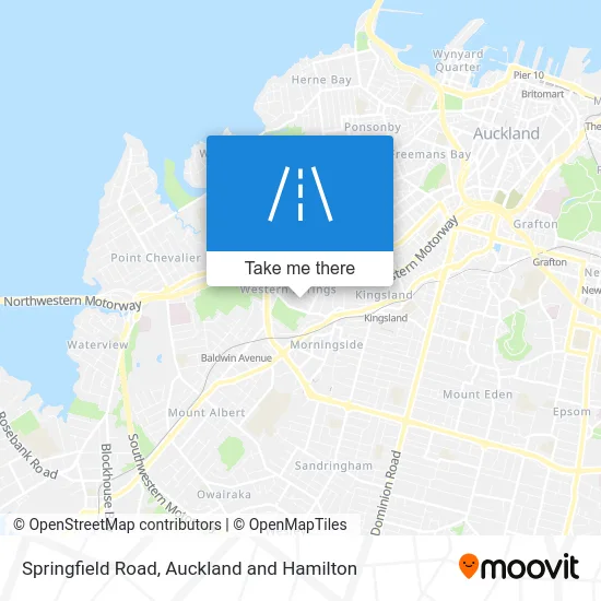 Springfield Road map