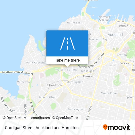 Cardigan Street map