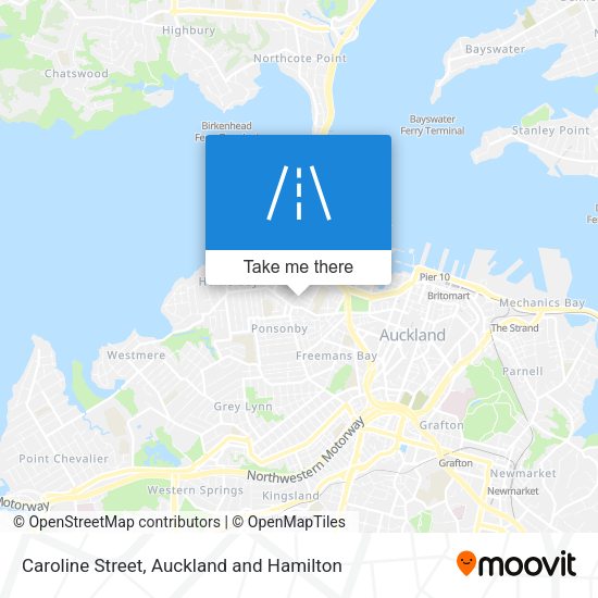 Caroline Street map