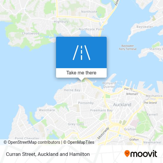 Curran Street map