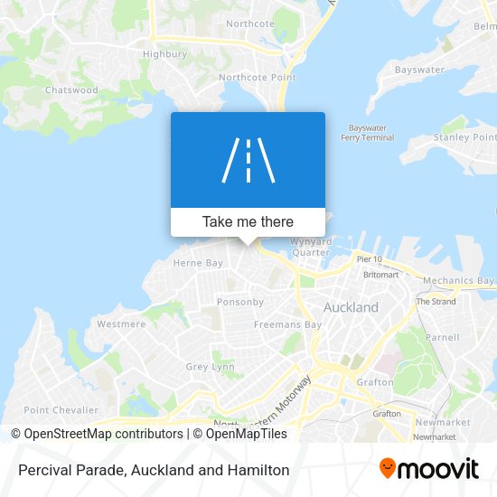 Percival Parade map
