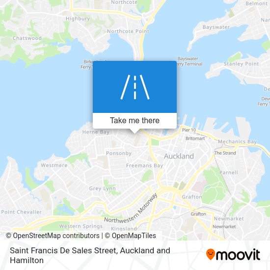 Saint Francis De Sales Street map