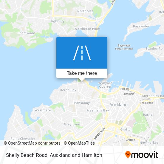 Shelly Beach Road map