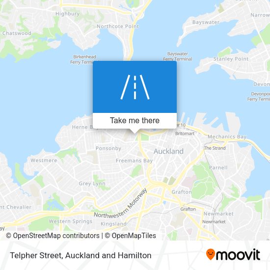 Telpher Street map