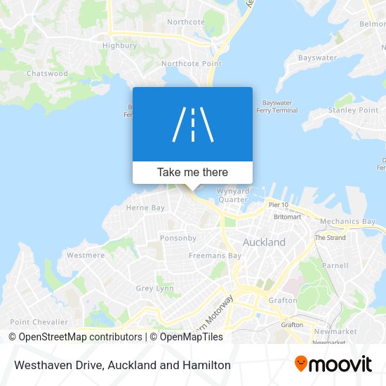 Westhaven Drive map