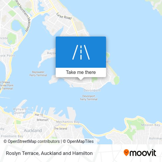 Roslyn Terrace map