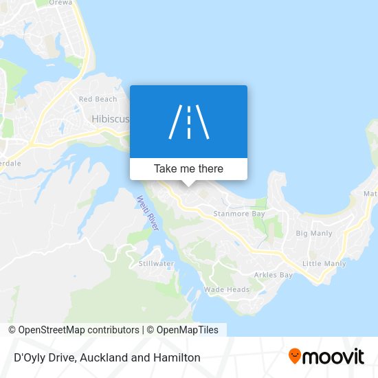 D'Oyly Drive map