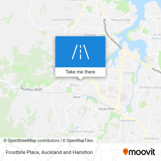 Frostbite Place map