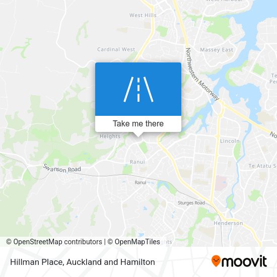 Hillman Place map