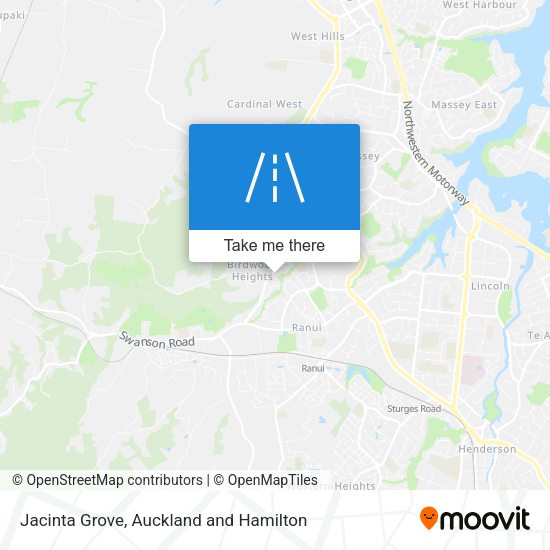 Jacinta Grove map