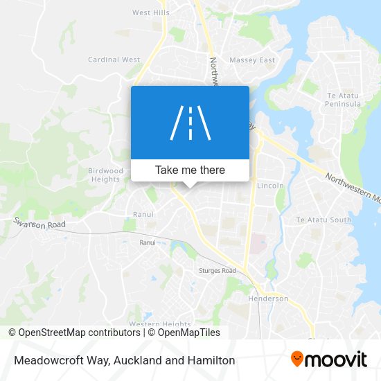 Meadowcroft Way map