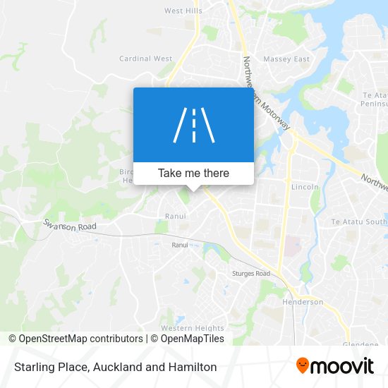Starling Place map