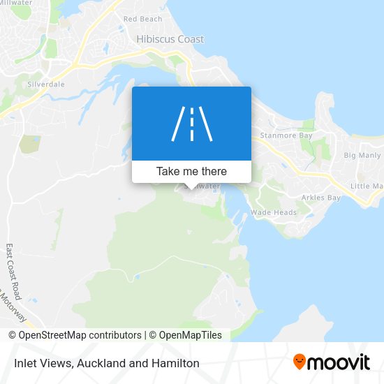 Inlet Views map