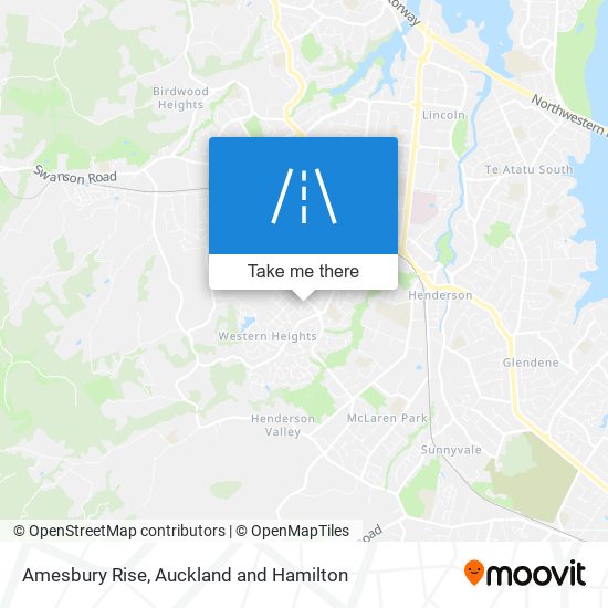 Amesbury Rise map