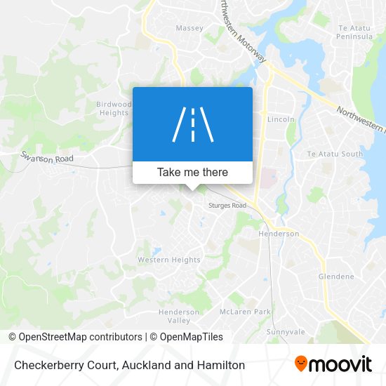 Checkerberry Court map