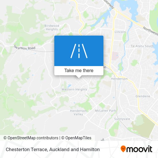 Chesterton Terrace map