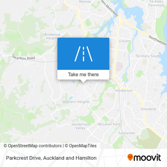 Parkcrest Drive map