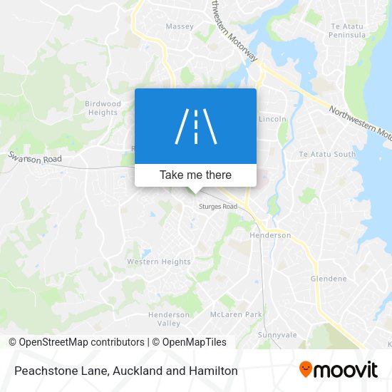 Peachstone Lane map