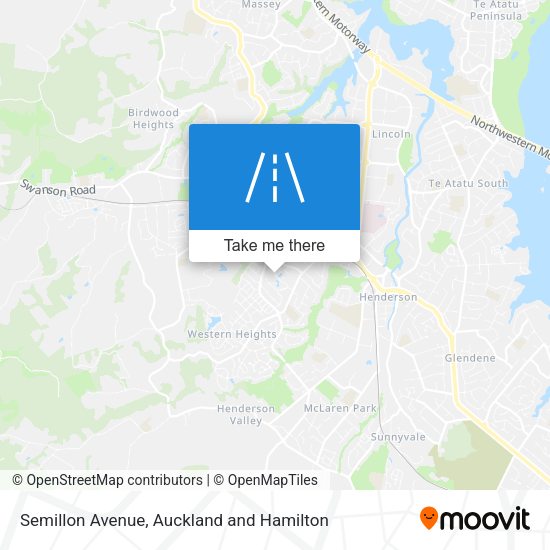 Semillon Avenue map