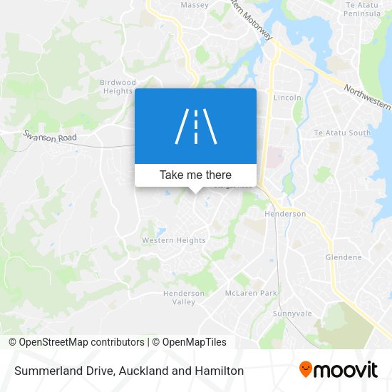 Summerland Drive map