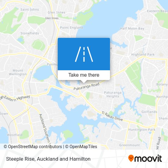 Steeple Rise map