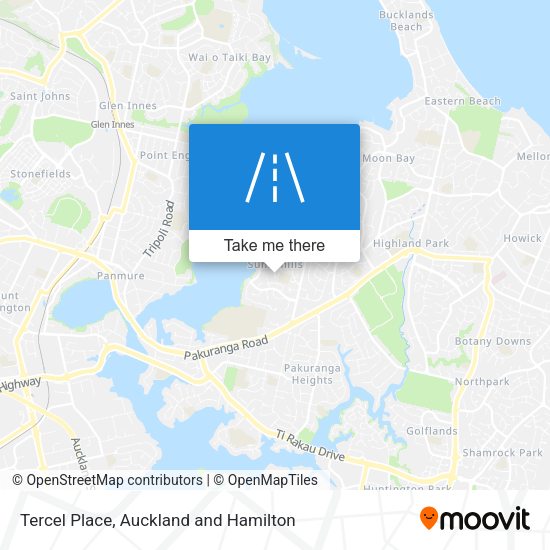 Tercel Place map