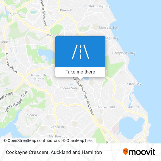 Cockayne Crescent map