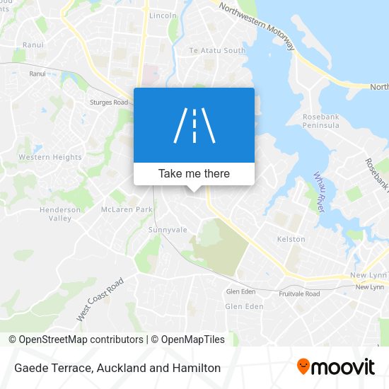 Gaede Terrace map