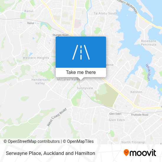 Serwayne Place map