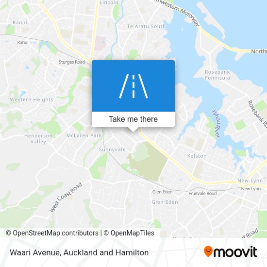 Waari Avenue map