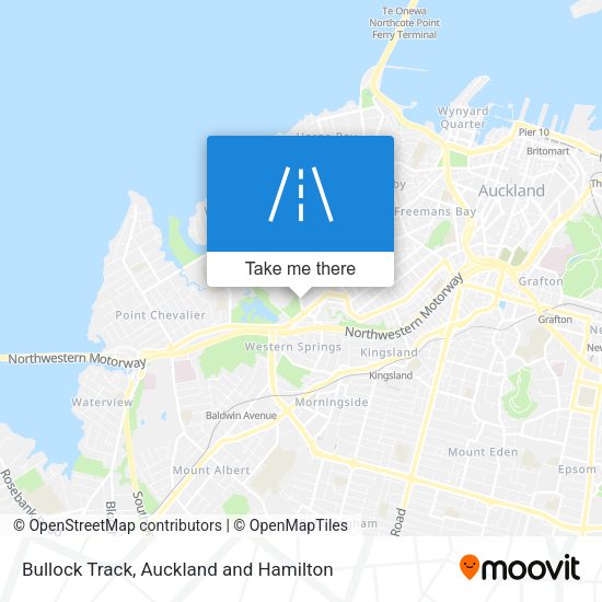 Bullock Track map