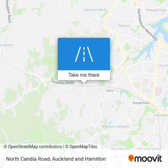 North Candia Road map