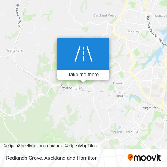 Redlands Grove map