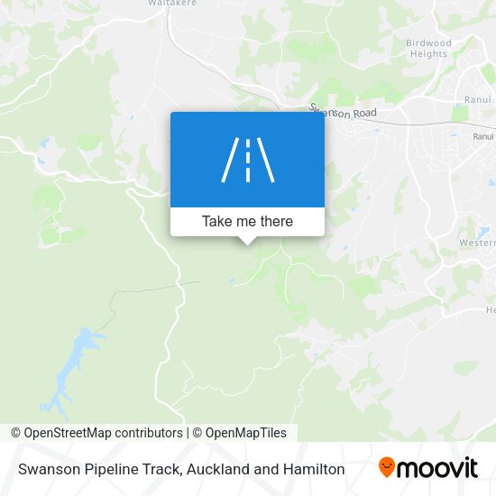 Swanson Pipeline Track map