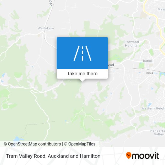 Tram Valley Road map
