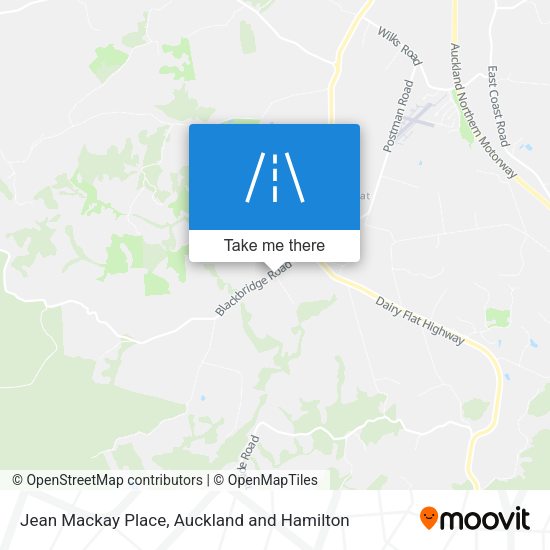 Jean Mackay Place map