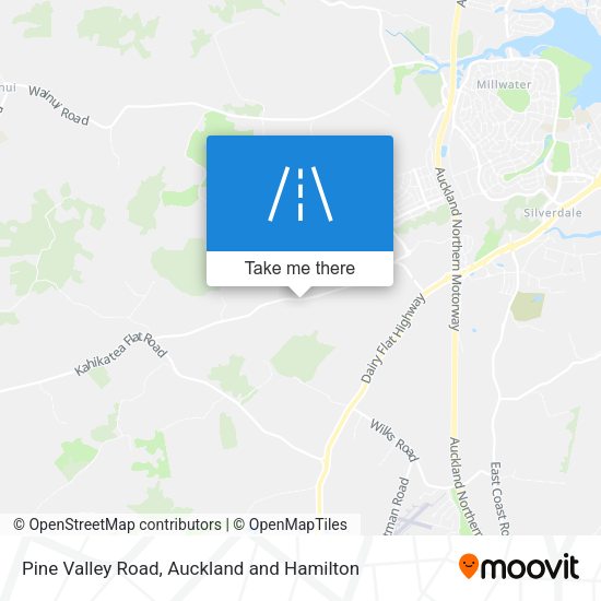 Pine Valley Road map