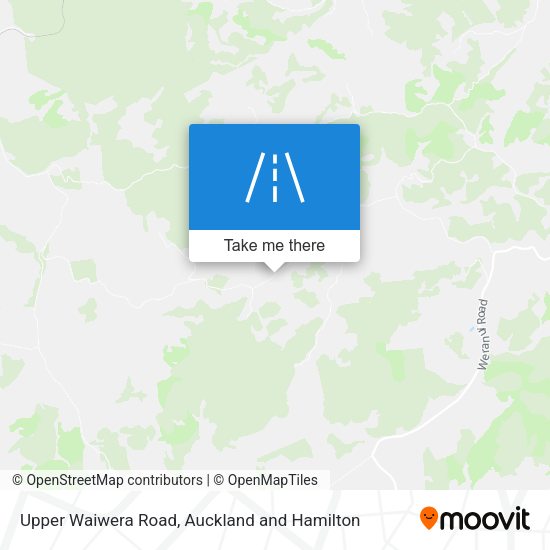 Upper Waiwera Road map