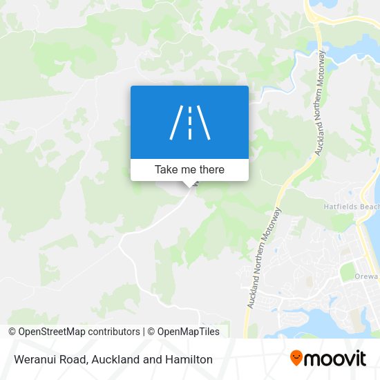 Weranui Road map