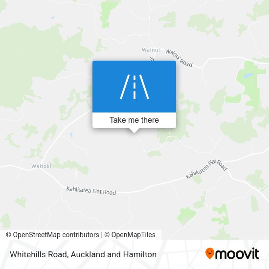 Whitehills Road map