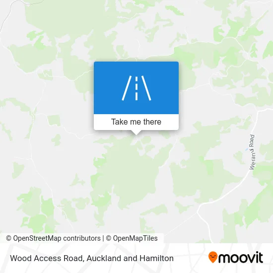 Wood Access Road map